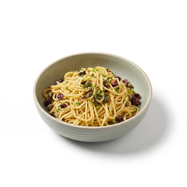 Pasta with Oil & Garlic.